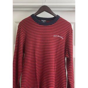 Polo Jeans Co. Ralph Lauren Red & Blue XL Long Sleeve Shirt 100% Cotton